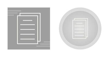 icône de vecteur de documents utilisateur