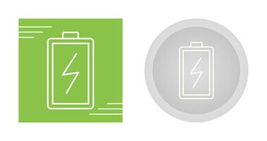 icône de vecteur de charge de la batterie