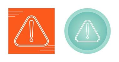 icône de vecteur de signe d'avertissement