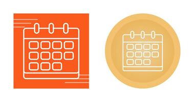 icône de vecteur de calendrier