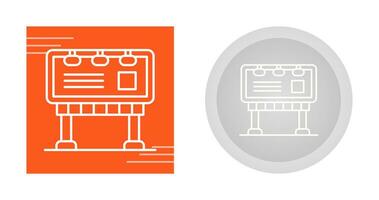 icône de vecteur de panneau de bannière