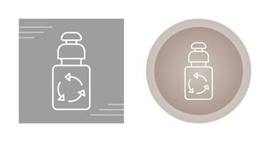 icône de vecteur de bouteille écologique