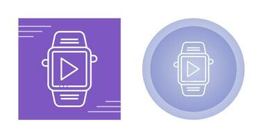 icône de vecteur de montre intelligente