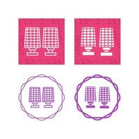 icône de vecteur de panneau solaire