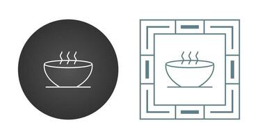 icône de vecteur de soupe chaude