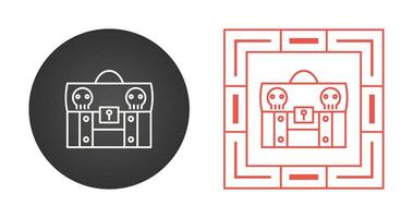 icône de vecteur de coffre au trésor
