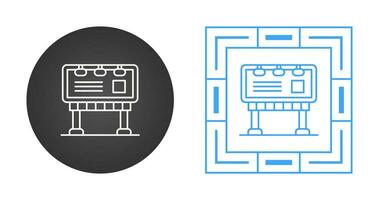 icône de vecteur de panneau de bannière