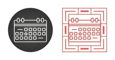 icône de vecteur de calendrier