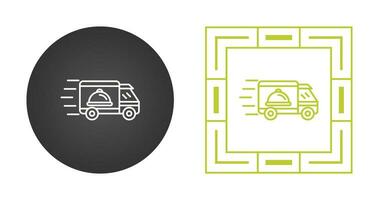 icône de vecteur de livraison de nourriture