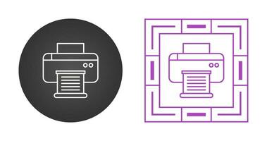 icône de vecteur d & # 39; imprimante