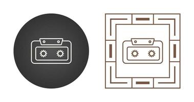 icône de vecteur de cassette