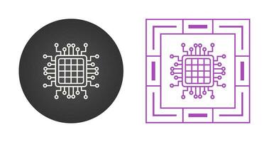 icône de vecteur de processeur
