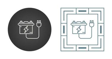 icône de vecteur de chargeur de batterie