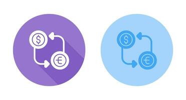 icône de vecteur de change de devises