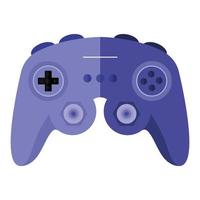 conception de vecteur de console de jeu vidéo violet