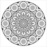 moderne mandala conception ornemental rond ornement vecteur