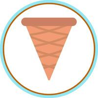 la glace crème cône vecteur icône conception