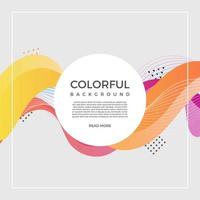 Flat Modern Colorful Vector Background
