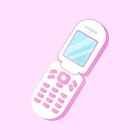 rose enfant mobile téléphone vecteur