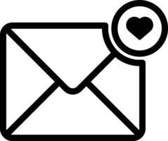 branché email icône, message icône, courrier icône, boîte de réception signe, Messagerie symbole, enveloppe noir et blanc, lettre Envoi en cours message vecteur illustration