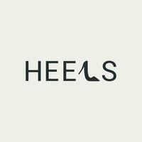 vecteur talons minimal texte logo conception