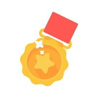 or médaille récompenses pour gagnants de sportif événements meilleur la victoire vecteur