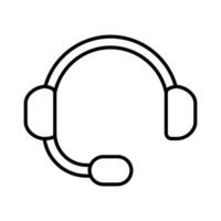 casque de musique vecteur icône. microphone illustration signe. micro symbole. rec logo.