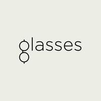 vecteur des lunettes texte logo conception