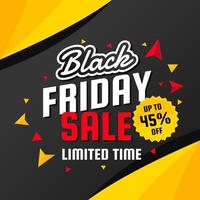 Black Friday Sale Vector