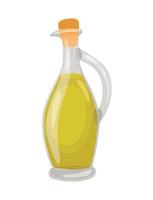 bouteille d'huile d'olive vecteur