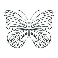 belle illustration de papillon vecteur