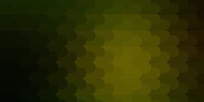 toile de fond de vecteur vert foncé, jaune avec des lignes. illustration abstraite géométrique avec des lignes floues. modèle pour votre conception d'interface utilisateur.