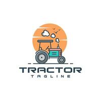 tracteur logo vecteur conception