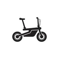 électrique bicyclette logo icône, Facile conception vecteur illustration