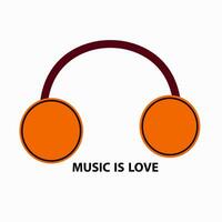 musical logo conception. vecteur