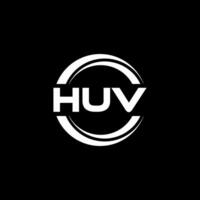 huv logo conception, inspiration pour une unique identité. moderne élégance et Créatif conception. filigrane votre Succès avec le frappant cette logo. vecteur