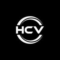 hcv logo conception, inspiration pour une unique identité. moderne élégance et Créatif conception. filigrane votre Succès avec le frappant cette logo. vecteur