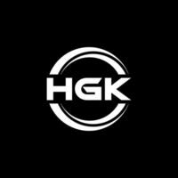 hgk logo conception, inspiration pour une unique identité. moderne élégance et Créatif conception. filigrane votre Succès avec le frappant cette logo. vecteur