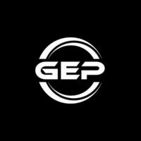 gep logo conception, inspiration pour une unique identité. moderne élégance et Créatif conception. filigrane votre Succès avec le frappant cette logo. vecteur