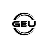 gueu logo conception, inspiration pour une unique identité. moderne élégance et Créatif conception. filigrane votre Succès avec le frappant cette logo. vecteur