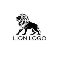 modèle de conception de logo de lion vecteur