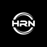 hrn logo conception, inspiration pour une unique identité. moderne élégance et Créatif conception. filigrane votre Succès avec le frappant cette logo. vecteur