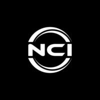 nci logo conception, inspiration pour une unique identité. moderne élégance et Créatif conception. filigrane votre Succès avec le frappant cette logo. vecteur