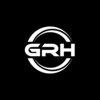 grh logo conception, inspiration pour une unique identité. moderne élégance et Créatif conception. filigrane votre Succès avec le frappant cette logo. vecteur