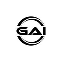 gai logo conception, inspiration pour une unique identité. moderne élégance et Créatif conception. filigrane votre Succès avec le frappant cette logo. vecteur