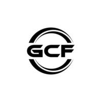 gcf logo conception, inspiration pour une unique identité. moderne élégance et Créatif conception. filigrane votre Succès avec le frappant cette logo. vecteur