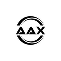 aax logo conception, inspiration pour une unique identité. moderne élégance et Créatif conception. filigrane votre Succès avec le frappant cette logo. vecteur