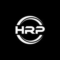 hrp logo conception, inspiration pour une unique identité. moderne élégance et Créatif conception. filigrane votre Succès avec le frappant cette logo. vecteur