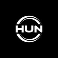 Hun logo conception, inspiration pour une unique identité. moderne élégance et Créatif conception. filigrane votre Succès avec le frappant cette logo. vecteur