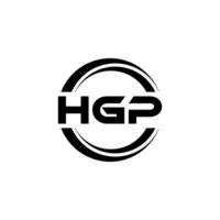 hgp logo conception, inspiration pour une unique identité. moderne élégance et Créatif conception. filigrane votre Succès avec le frappant cette logo. vecteur
